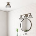 thumbnail image 6 of Yep by Golden Lighting Carver 1-light Semi-Flush Mount in Copper Patina, 6 of 7