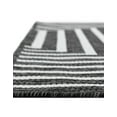 thumbnail image 5 of Unique Loom Outdoor Modern Collection Area Rug - Achromatic (2' 7" x 12' Runner Black and White), 5 of 6