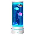 thumbnail image 1 of Grusce Jellyfish Lamp, 17 Color Fantasy Aquarium Night Light, Remote Control&USB Powered Artificial Fish Tank Lamp with Moving Fish, Decoration for Living Room and Office-white-, 1 of 13