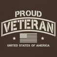 thumbnail image 3 of Proud Veteran T-shirt Veteran's Day Military Honor US Flag Army Air Force RED Friday American Patriot Men's Tee, 3 of 7