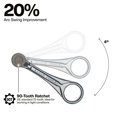 thumbnail image 4 of Juego de mini carraca magnética Klein Tools 65200MAG de 90 dientes, 4 of 7