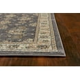 thumbnail image 3 of 9'x12' Grey Ivory Bordered Floral Indoor Area Rug, 3 of 4