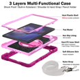 thumbnail image 6 of Xyhop Case for Samsung Galaxy Tab A9+ 11-inch 2023,Rotating Stand with Hand Shoulder Strap, 6 of 9