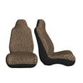 thumbnail image 3 of Sikiie Brown Leopard Car Seat Covers 2PCs Front Car Seat Covers Universal fit for Most Cars SUVs and Trucks-1, 3 of 9
