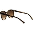 thumbnail image 5 of A|X Armani Exchange Women's AX4086S Round Sunglasses, Brown Havana/Black/Brown Gradient, 53 mm, 5 of 5