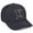 Charcoal, variant on Premium Mid Profile Hat Semi Curved Visor Black Cap White Black Gothic Embroidered, B