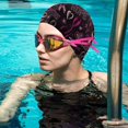 thumbnail image 3 of Breast Cancer Awareness Sketch FYBTO Swimming Hat for Mans Womens Elasticity Bathing Cap, 3 of 5