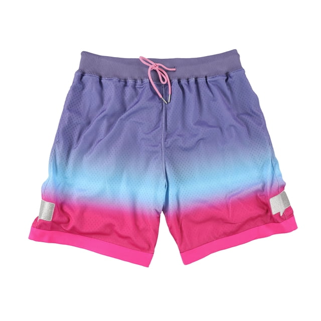 Mitchell & Ness Mens Nice Kicks Athletic Workout Shorts, Multicoloured, Medium