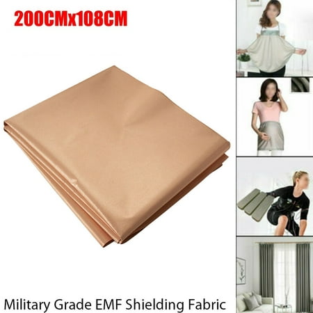 

Copper Fabric Blocking RFID EMF/EMI Protection Radiation/Singal/WiFi Shielding