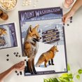 thumbnail image 2 of Lantern Press 1000 Piece Jigsaw Puzzle, Mt. Washington, New Hampshire, Fox Scene, 2 of 5