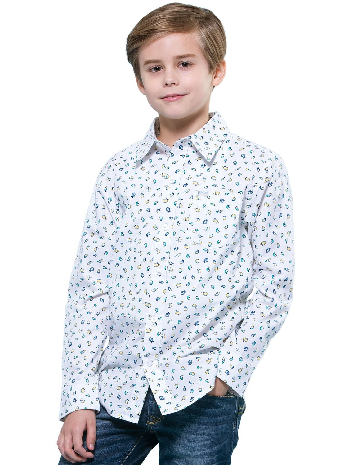Leo\u0026Lily Boys Dress Shirts - Walmart.com