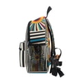 thumbnail image 4 of FORMRS School Backpack with Front Zippered Pocket 12" Student Travel Daypack, Geometric Stripes, 4 of 6