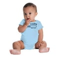 thumbnail image 4 of Diaper Loading Wait Nerdy Humor Romper Boys or Girls Infant Baby Brisco Brands 6M, 4 of 6