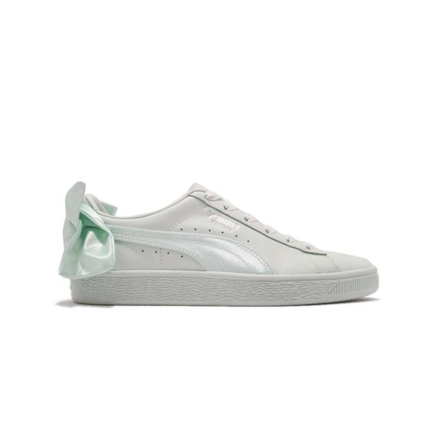 Tenis Puma Basket Bow Mujer Deportivo verde 23.5 367319 03
