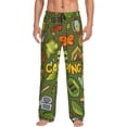 thumbnail image 2 of Picia Camping 1 Mens Soft Woven Cotton Elastic Waistband Sleep Pajama Pant Lounge Sleep Pant With Pockets And Drawstring-Large, 2 of 9