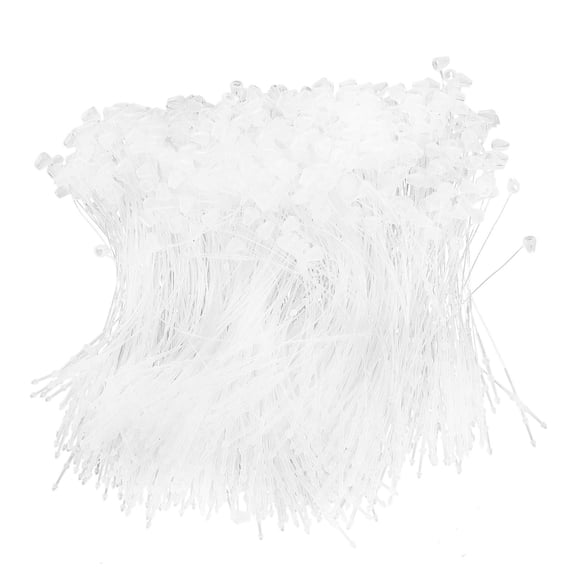 Luxshiny 5000pcs White Plastic Ties for Clothing, Retail Price Fasteners, and Easy to Use