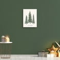 thumbnail image 2 of Cuadros Decorativos Jr Árboles de Navidad del Bosque Lienzo 100% Poliéster, 2 of 2
