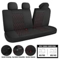thumbnail image 4 of Fundas de asiento de coche CAROMOP de piel sintética de lujo para 5 asientos, 4 of 9