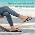 thumbnail image 4 of YAZAOOSummer Flip Flops Creatively Pink Pumpkins and Butterfly Delight Simple Beach Sandals, 4 of 8