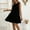 Black, variant on Odbmxy Mini Dresses for Women Sleeveless Sundress Womens Plus Size Dress Flowy Plaid Vacation Pleated Loose Dresses,White L