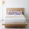 thumbnail image 6 of Yayeee Pillowcase King Size Set of 2 Satin Wrinkle Resistant Envelope Pillow Case, Pastel Purple Marble Pattern, 6 of 8