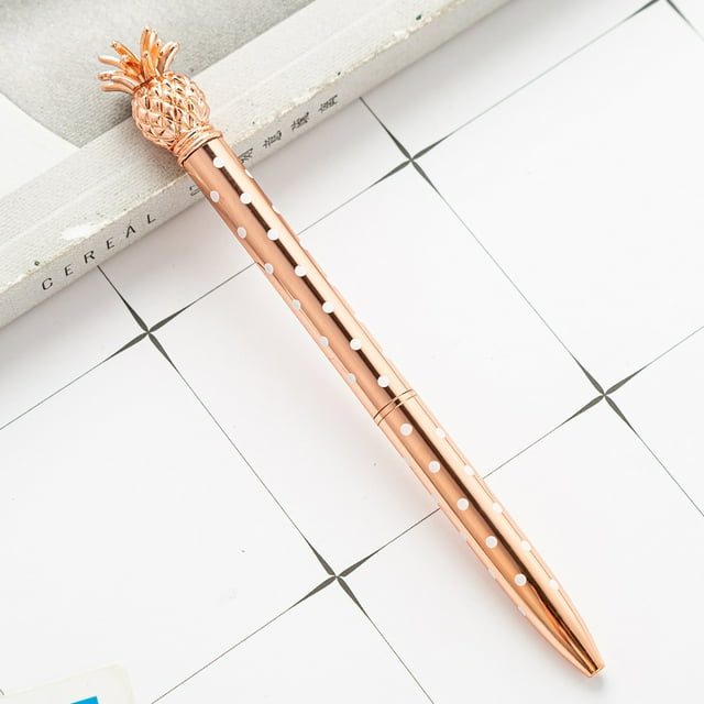 Preplabs Gift Pens Rose Gold, Elegant Wedding Ballpoint 0.7mm for Special Occasions