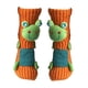 thumbnail image 3 of Calcetines de animales, regalos de , divertidos, gruesos y suaves, calcetines de tubo medio para el dormitorio y el hogar. Rana naranja, 3 of 8