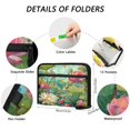 thumbnail image 3 of Organ Folder 14.2 x 0.8 x 10.6 Inches 13 Separate Pockets A4 Size Documents Folder A Sort Storage File Manager For The Home Office Colorful Garden Lotus, 3 of 7