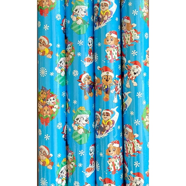 P2P Nickelodeon Paw Patrol Christmas Wrapping Paper Holiday Themed Gift