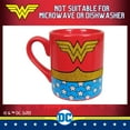 thumbnail image 6 of DC Comics Wonder Woman Uniform Glitter Ceramic Mug, 14 Ounces, 6 of 8