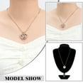thumbnail image 4 of Cremation Jewelry Heart Urn Necklaces for Ashes for Women Flower Memorial Mini Keepsake Ashes Hollow Pendant Ashes Holder, 4 of 6