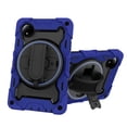 thumbnail image 1 of XYX 3in1 Rotating Stand Case for Xiaomi Redmi Pad SE 8.7 inch 2024 with Hand/Shoulder Strap, Shockproof Rugged, Navy Blue, 1 of 7