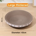 thumbnail image 2 of Bol Grattoir pour Chat en Papier Ondulé Écoresponsable - Grand Design Rond (Diamètre 17,7 Pouces x Hauteur 2,8 Pouces) / Robuste, Inodore, Lit pour Chat Multifonction et Aiguiseur de Griffes avec Texture Concave-Convexe pour, 2 of 6