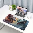 thumbnail image 5 of Bingfone White And Red Storm Dragon Large Gaming Mouse Pad,Extended Desk Mousepad with Stitched Edges,Non-Slip Base,Water Resist Keyboard Pad for Gamer, Office & Home, 29.5 x 16 in, 5 of 6