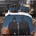 thumbnail image 3 of Housse de Couette pour Garçons, Ados, Enfants, Imprimé Punk Daft, Musique Électronique, Très Grand Lit, 3 of 5