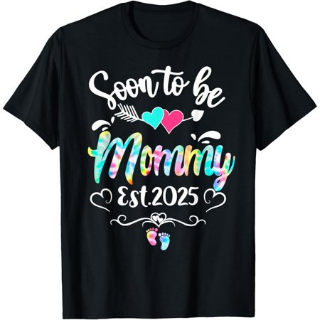 Soon To Be Mommy est 2025 Mom Funny Pregnancy for Women T-Shirt