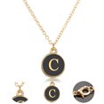 thumbnail image 4 of Collier pour Femmes Simple A à Z Pendentif Collier Charme Collier Clavicule, 4 of 6