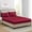 Burgundy, variant on Twin Extra Long Silk Satin Fitted Sheet, Soft Deep Pocket Single Bottom Bed Sheets Sold Separately, Wrinkle Free, Non- Fading, Breathable, Fully Elasticized(Twin XL Size, Burgundy)