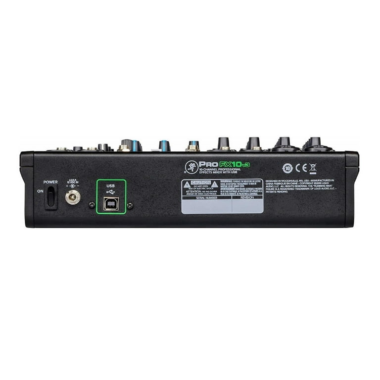 Mackie ProFX10v3 10-Channel Professional Effects Mixer With
