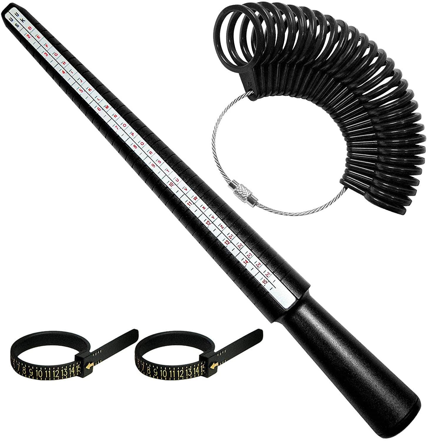 Ring Sizer Measuring Tool Set, Ring Mandrel for Jewelry Making and