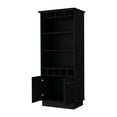thumbnail image 4 of Miekor Furniture Claire Black Glassware Rack Bar Cabinet BS6777, 4 of 6