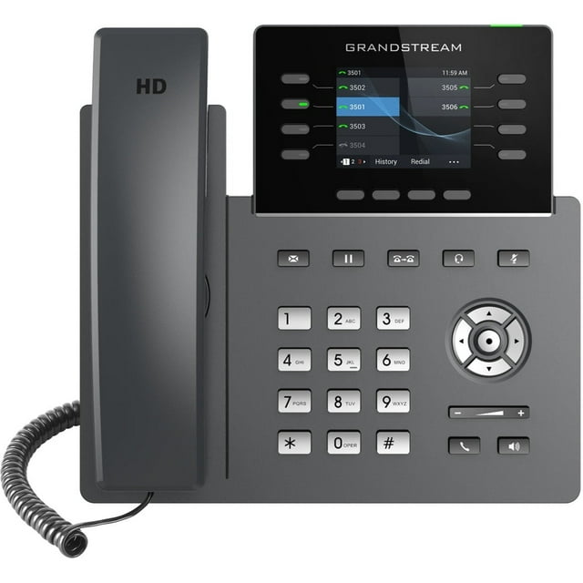Grandstream GRP2624 Bureau de Travail Extensible WiFi Téléphone IP