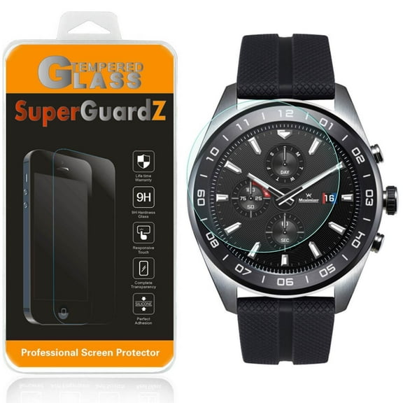 For LG Watch W7 - SuperGuardZ Tempered Glass Screen Protector [Anti-Scratch, Anti-Bubble]   2 Stylus Pen