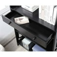 thumbnail image 4 of Pemberly Row Modern 5-Tier Bookcase with Drawer in Espresso Wood, 4 of 5