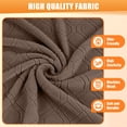 thumbnail image 6 of KINCAM 2-Seater Loveseat Slipcover, Stretch Couch Cover with 2 Pillow Cover, Machine Washable Furniture Protector, Light Coffee, 6 of 7