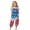 Dark Blue, variant on Toddler Girls Sleeveless Jumpsuit 4th of July Overalls Harem Long Pants Girls Spaghetti Strap Romper Patriotic Outfit(Dark Blue,3-4 Years)