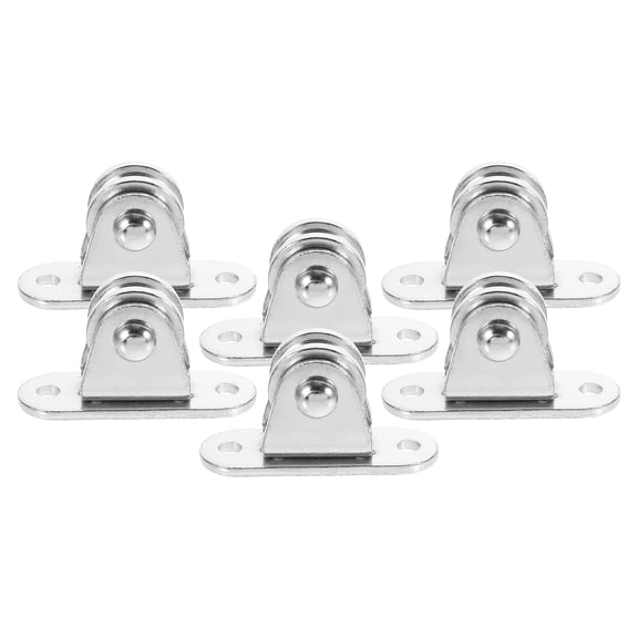 Toyandona Set of 6 Pulley Blocks with Precision Bearings for Traction, Lifting, and Network Cable Installation