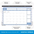thumbnail image 5 of Blue Sky 2027 Monthly Desk Pad Calendar, January 2027 - December 2027, 17" x 11", Large Desktop Blotter, Perforated Pages, Corner Protectors, High Quality Paper, Clarice, 5 of 7