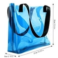 thumbnail image 2 of Women'S Clear Transparent Tote Bag, Versatile Shoulder Bag & Carryall For Beach Shopping Gym Travel, 2 of 2