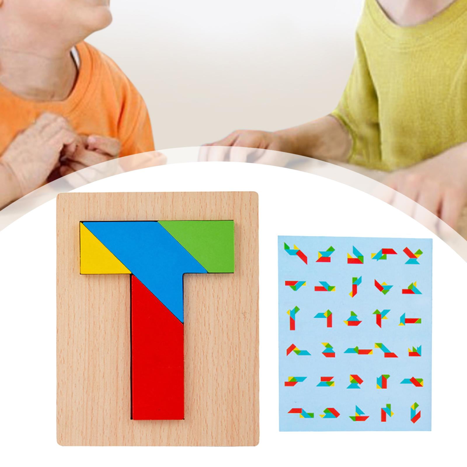 Esquirla Tangram Jigsaw Shape Recognition Educational Toy for